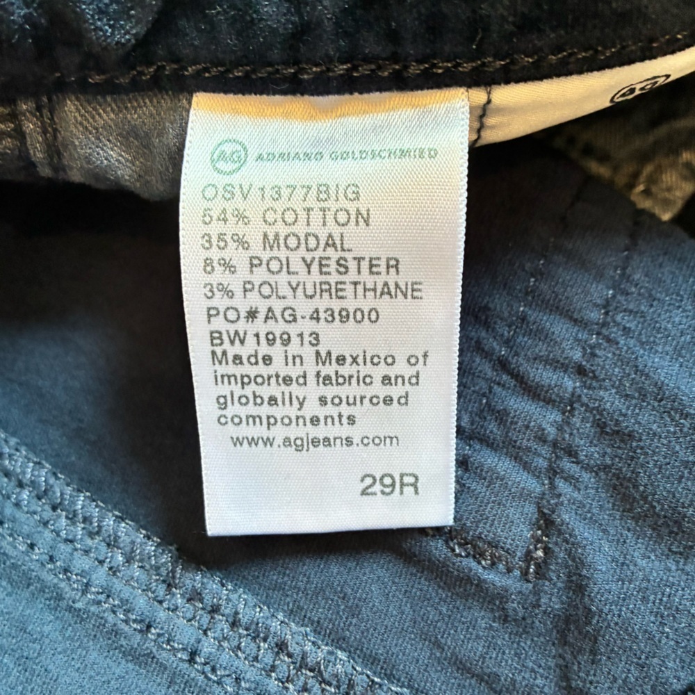 ANTHROPOLOGIE AG Adriano Goldschmied ankle pants w29 - Picture 6 of 8